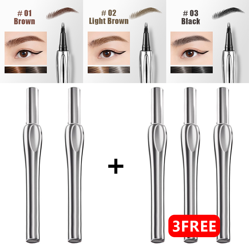 💖Buy 1 Get 1 Free💖2024 Upgraded Natural Waterproof Eyebrow Pen with Microfine Tip