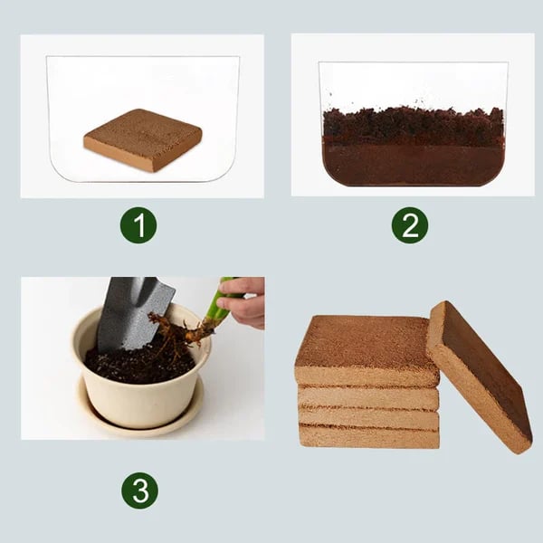 🌱Hot Sale 50% OFF⏰ - Premium Organic Coconut Coir Bricks For Plants