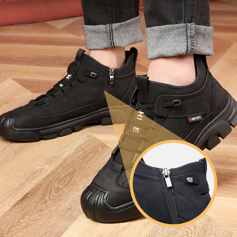 [Winter Gift🎁] Men's Faux Wool Lining Leather Sneaker