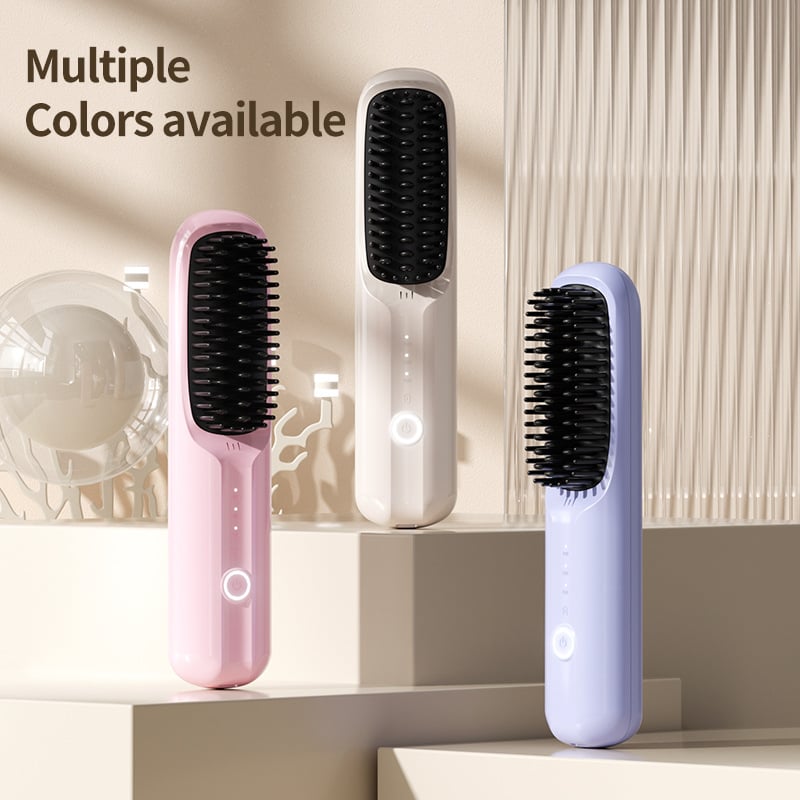 USB Cordless Negative Ion Hair Straightening Comb（50% OFF）