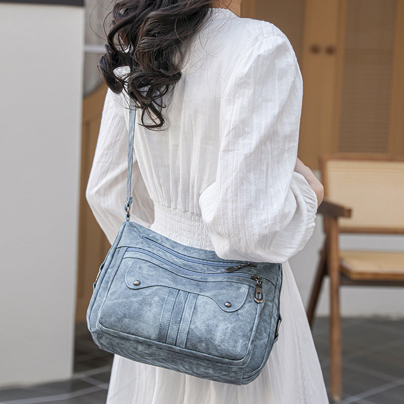 💕Versatile Vintage Large Capacity Shoulder Crossbody Bag👜