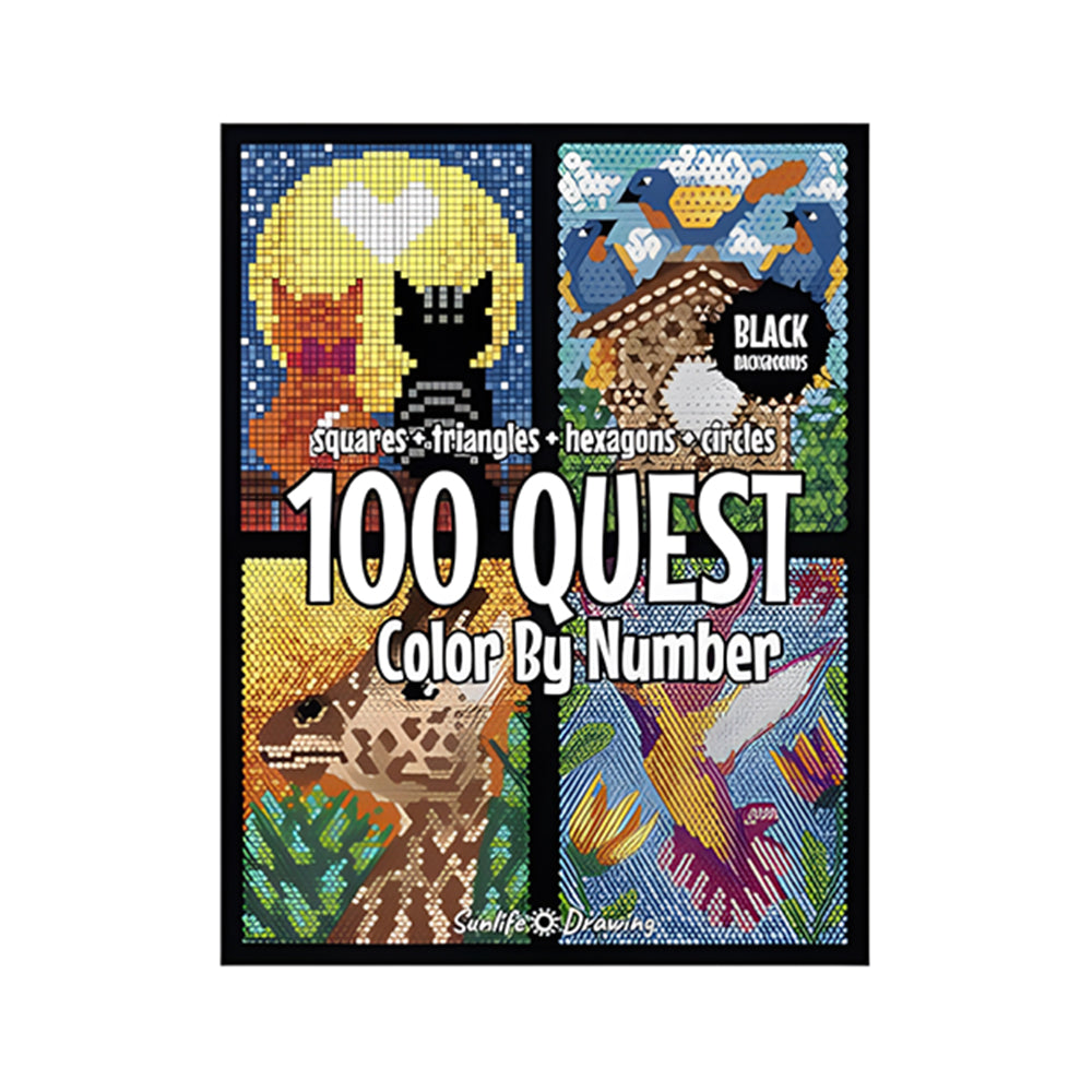 📔100 QUEST Color by Numbers Book