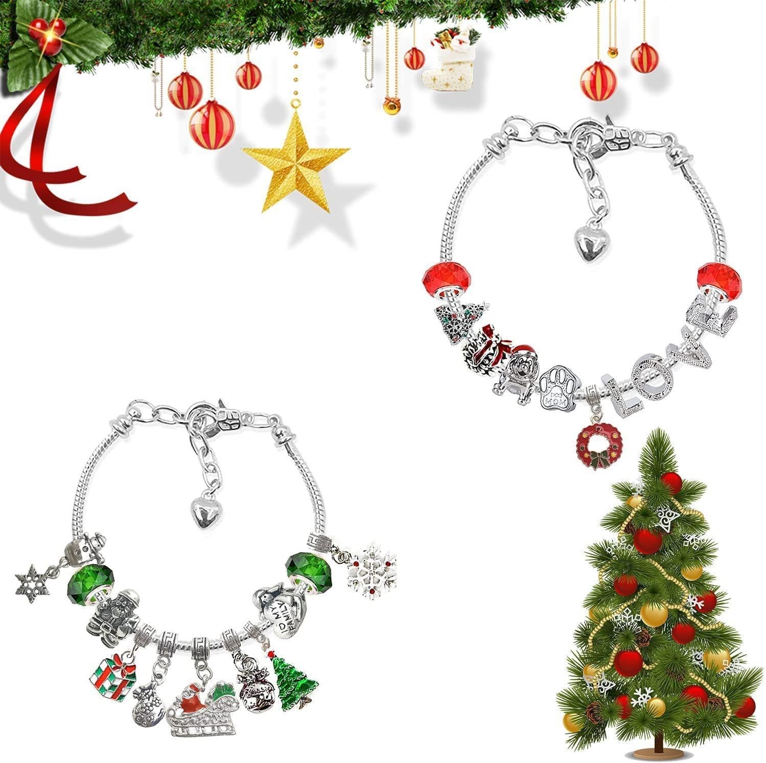 🎅Christmas Gift idea 49%OFF -🎁DIY Christmas Advent Calendar Bracelets Set