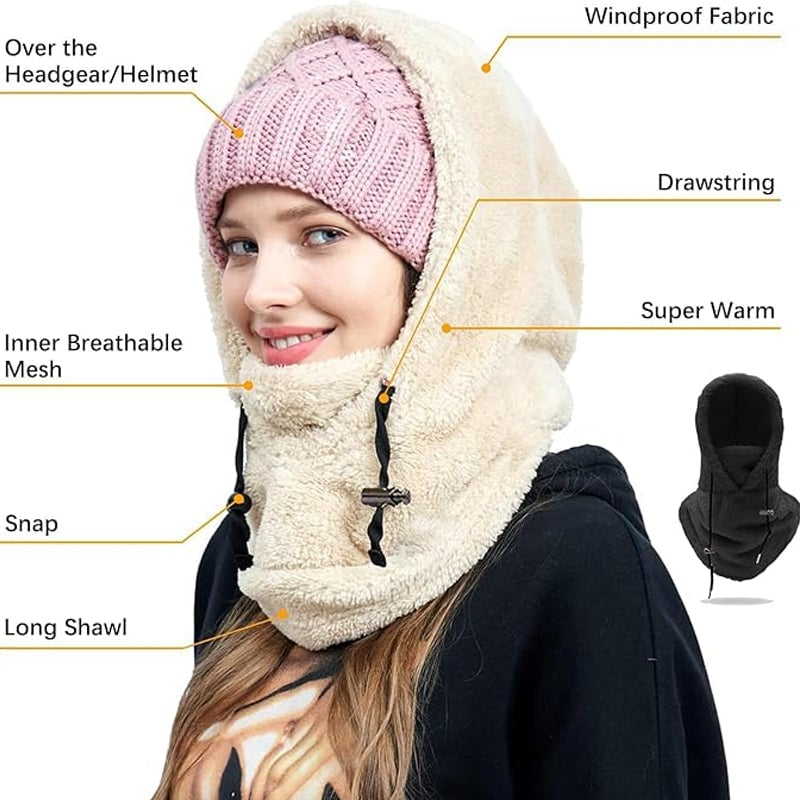 ❄️Hot Sale 50% Off🔥Sherpa Hood Ski Mask