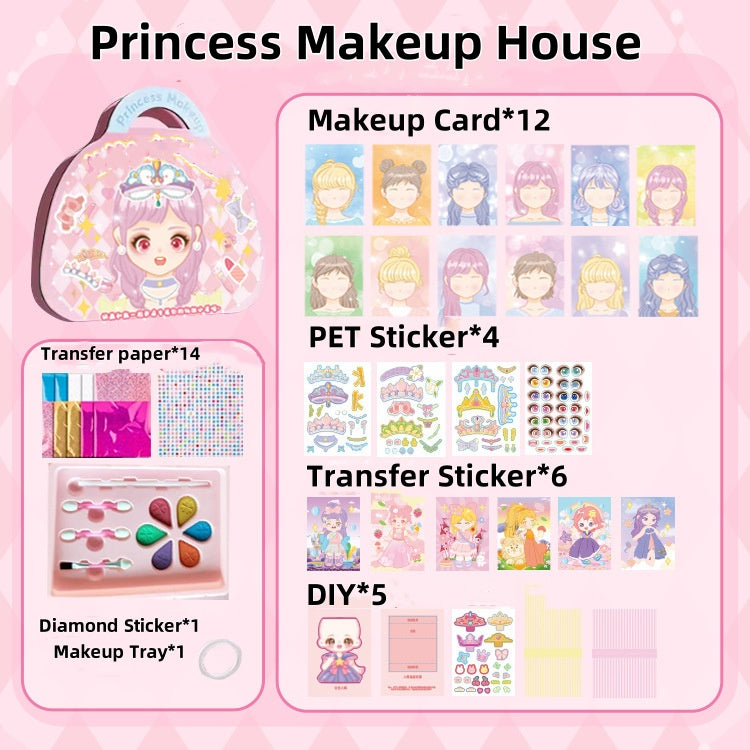 🔥Hot Sale 50% OFF💅Fantasy 3-in-1 Princess Dress Up & Make Up Game Set💝