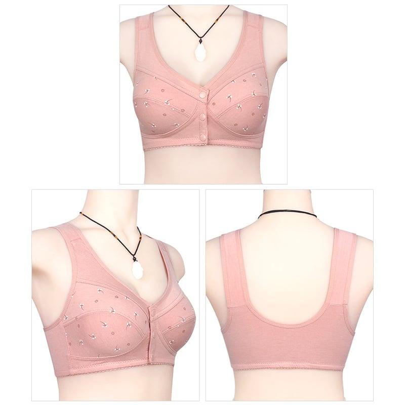 🔥Last day to buy 1 get 2 free🔥Design for Senior bra in cotton with front closure