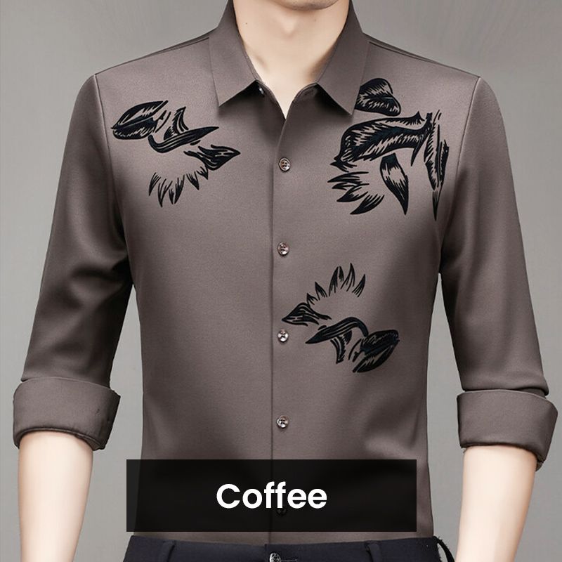 Men's Casual Thickened Warm Fleece Shirt