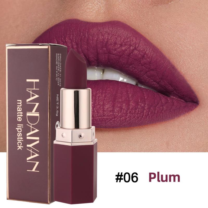 6 Colors Deep Moisturizing Matte Lipstick