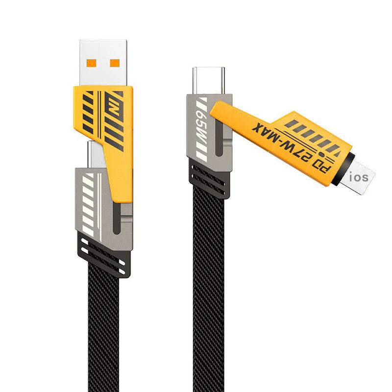 4 in 1 PD 27W 65W Fast Charging Cable