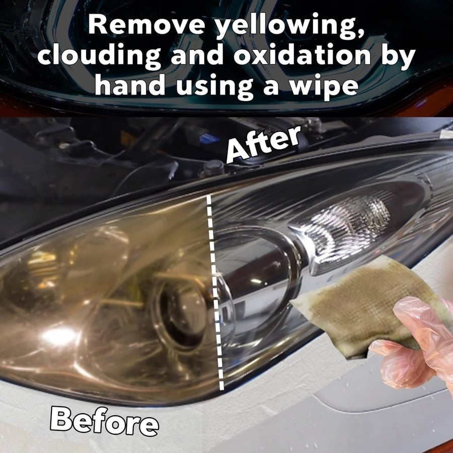 (BUY 3 GET 2 FREE) Automotive Headlight Lens Decontamination and Brightening Repair Kit