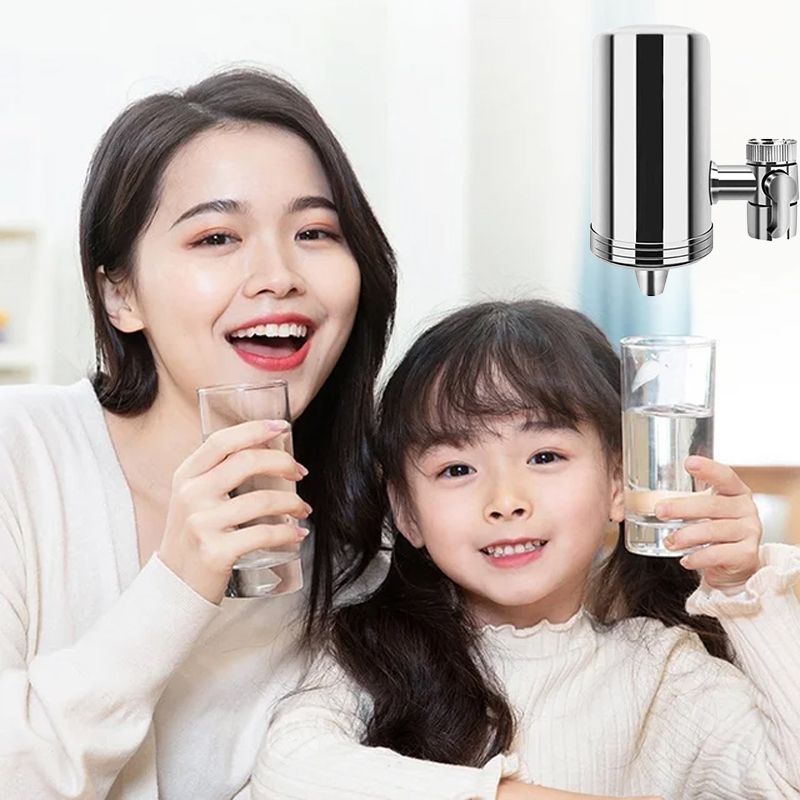 🔥HOT SALE 50% OFF🔥Installation-free Stainless Steel Household Faucet Water Purifier