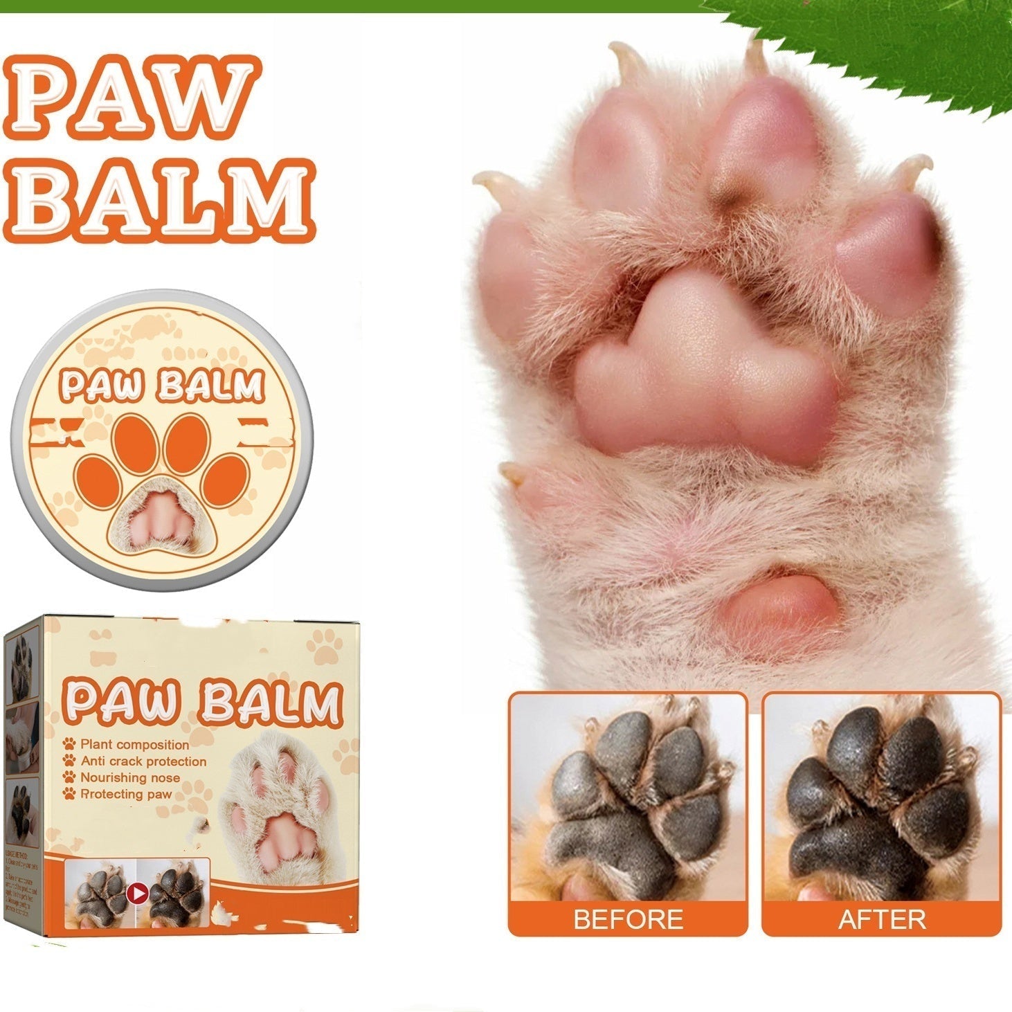 Anti-Crack Pet Paw Care Balm