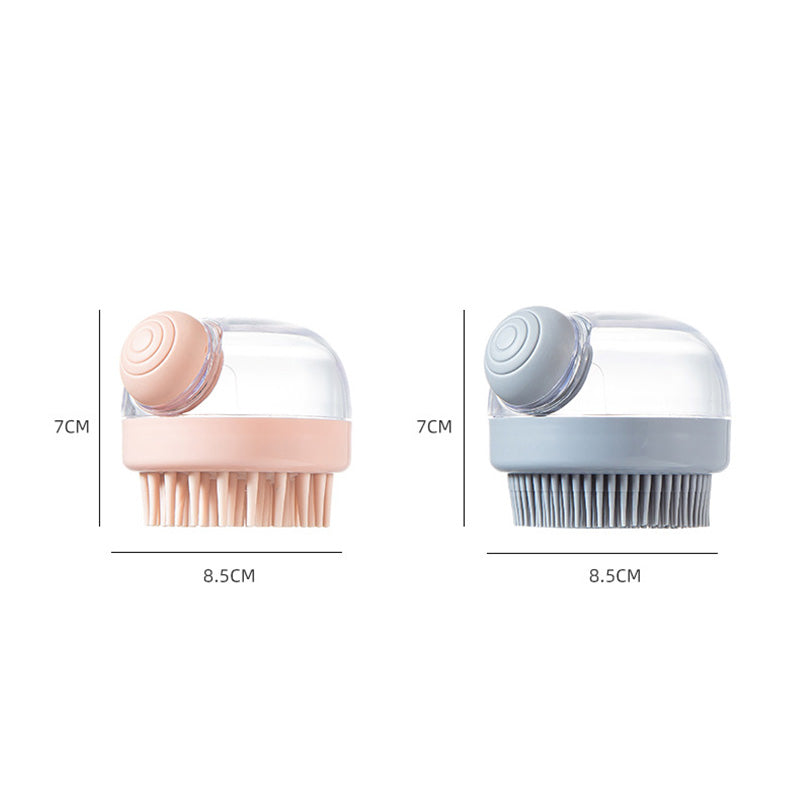 Scalp Massaging Shampoo Brush with Liquid Dispenser