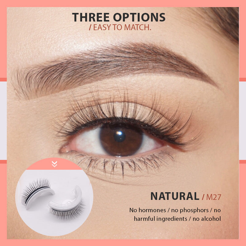 ✨👀Waterproof & Reusable Self-Adhesive Eyelashes