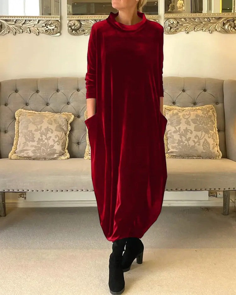 🌸Hot Sale 50% OFF🌸New slimming long dress with round neck.