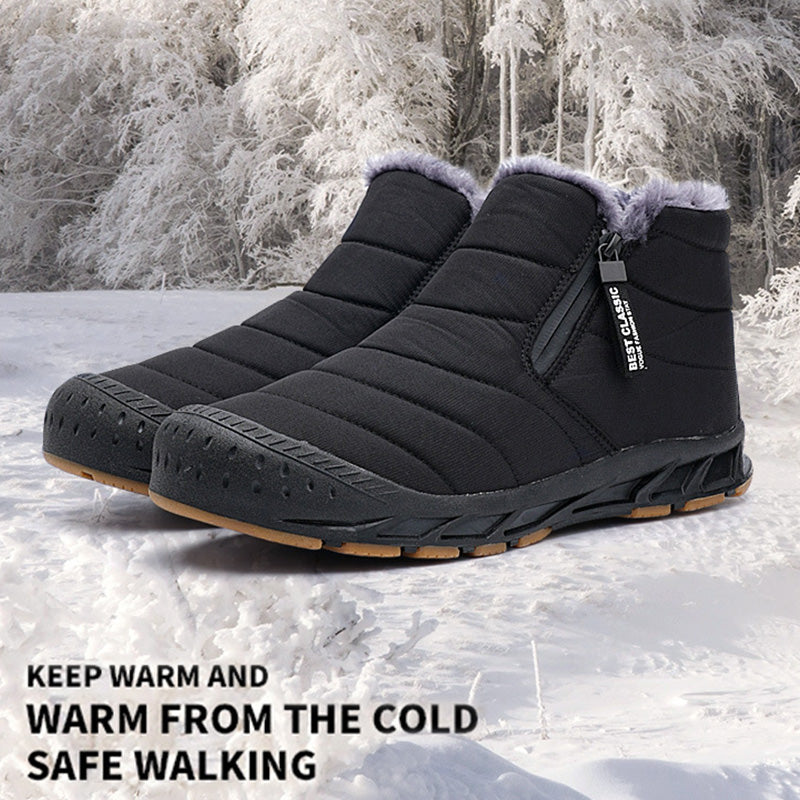 🎅Christmas Pre-sale🎁Winter Warm Faux Fur Lined Waterproof Outdoor Snow Boots