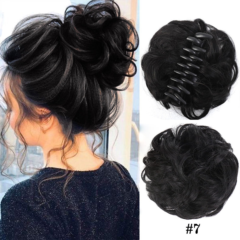 💥Hot Sale🍃Claw Clip Wig for Natural Hair Bun🔥Buy 2 Get 1 Free (3 Pcs)