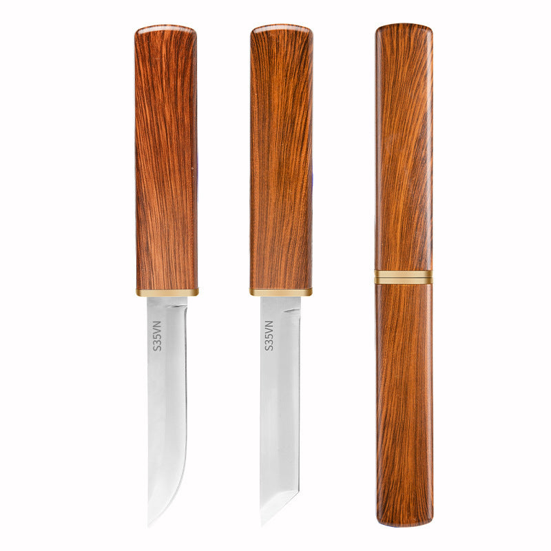 💥HOT SALE💥 2 in 1 Double Knife Set with Wooden Handle⚔️✨