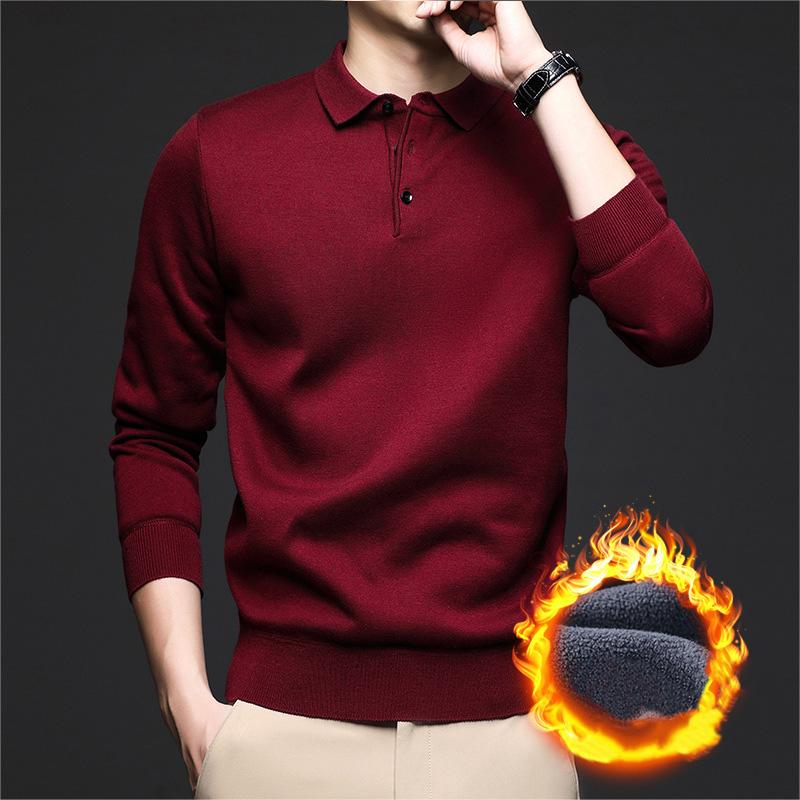 ✨New Arrival✨Gift Choice -Men's Autumn Lapel Padded Thickened Sweater