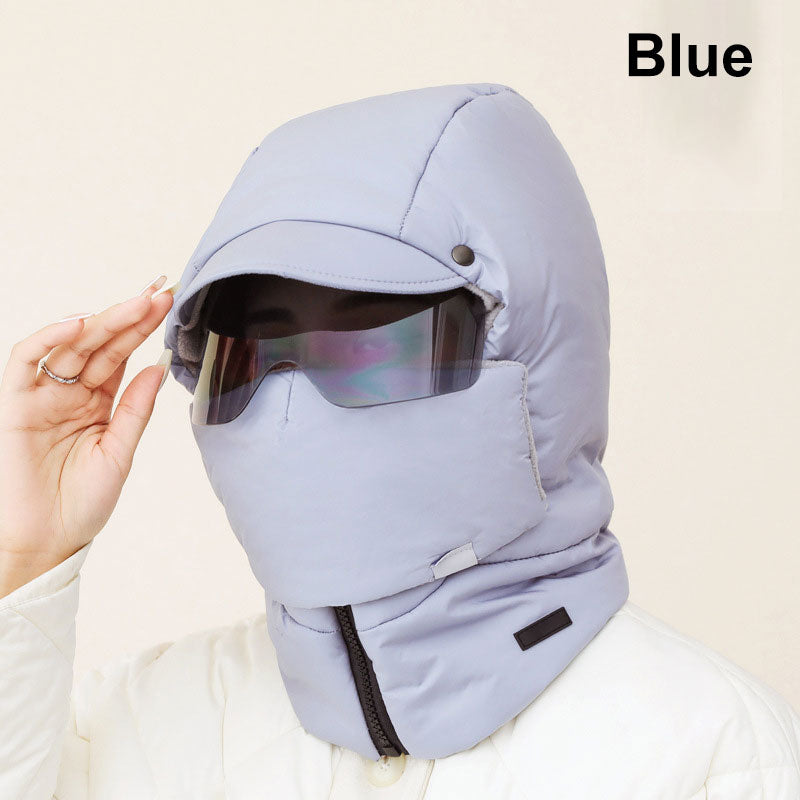 🌟Winter Special Offer-Windproof Full Cover Outdoor Riding Mask with Glasses