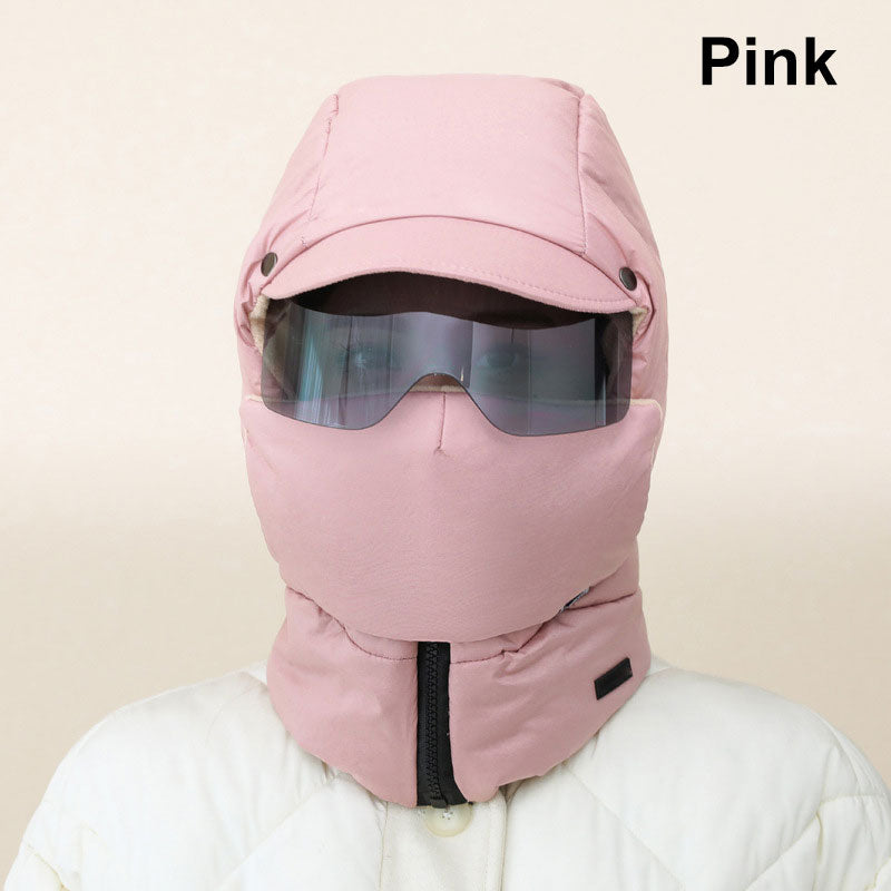 🌟Winter Special Offer-Windproof Full Cover Outdoor Riding Mask with Glasses