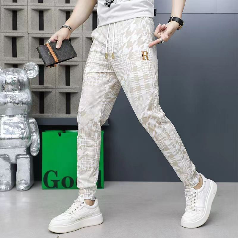 🍂Fall Specials🍂Men’s Slim Fit Printed Jogger Pants with Drawstring