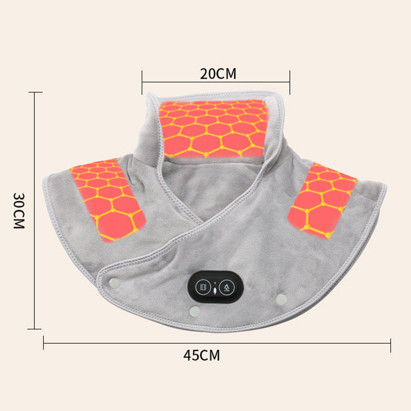 💥Limit Time 50% OFF💥【Best Winter Gifts】Electric Neck and Shoulder Heating Pad with Vibration