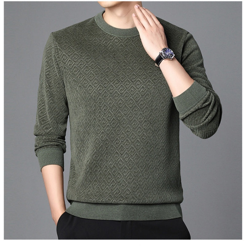 👔New Thickened Men's Crew Neck Sweater For This Winter~