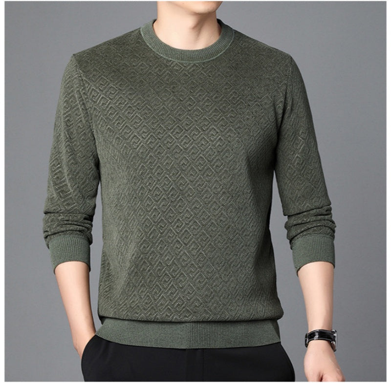 👔New Thickened Men's Crew Neck Sweater For This Winter~