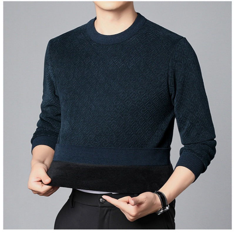 👔New Thickened Men's Crew Neck Sweater For This Winter~