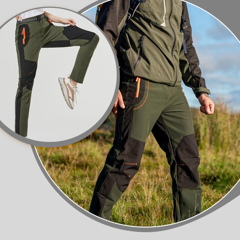 Windproof Waterproof Warm Elastic Waist Hiking Pants