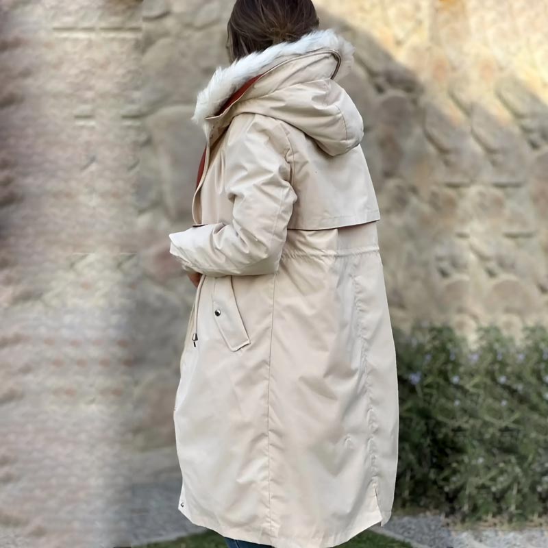 ☃️Winter-Specials☃️Women's Winter Hooded Furry Collar Casual Parka Coat