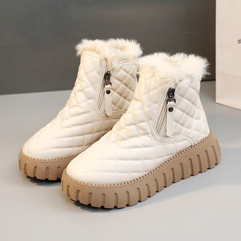 [perfect gift]Women's Winter Fleece Warm Boots