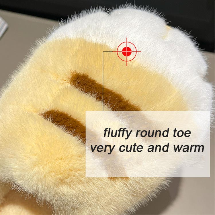 Winter Fluffy Plush Warm Slippers