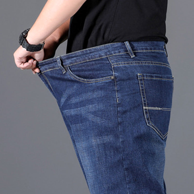 Stylish Loose High Stretch Straight Leg Jeans