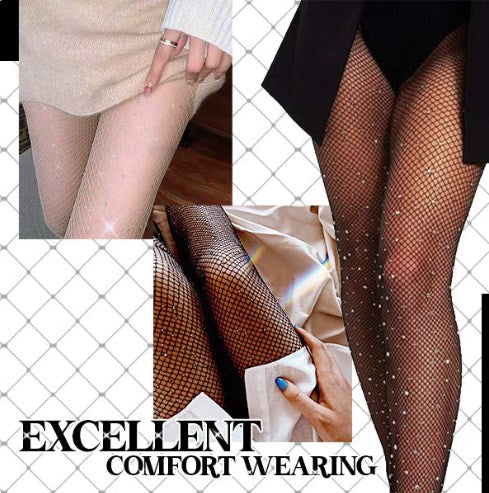 Rhinestone Glitter Fishnet Tights🔥(1 + 1 FREE)