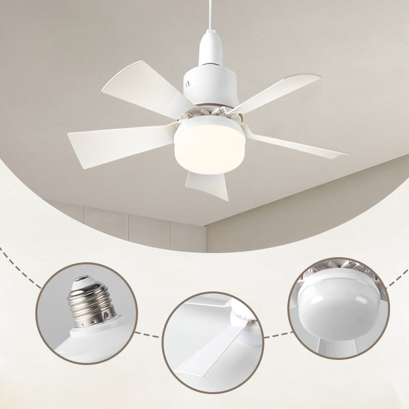 2-in-1 Portable Ceiling Fan & Light With Remote Control