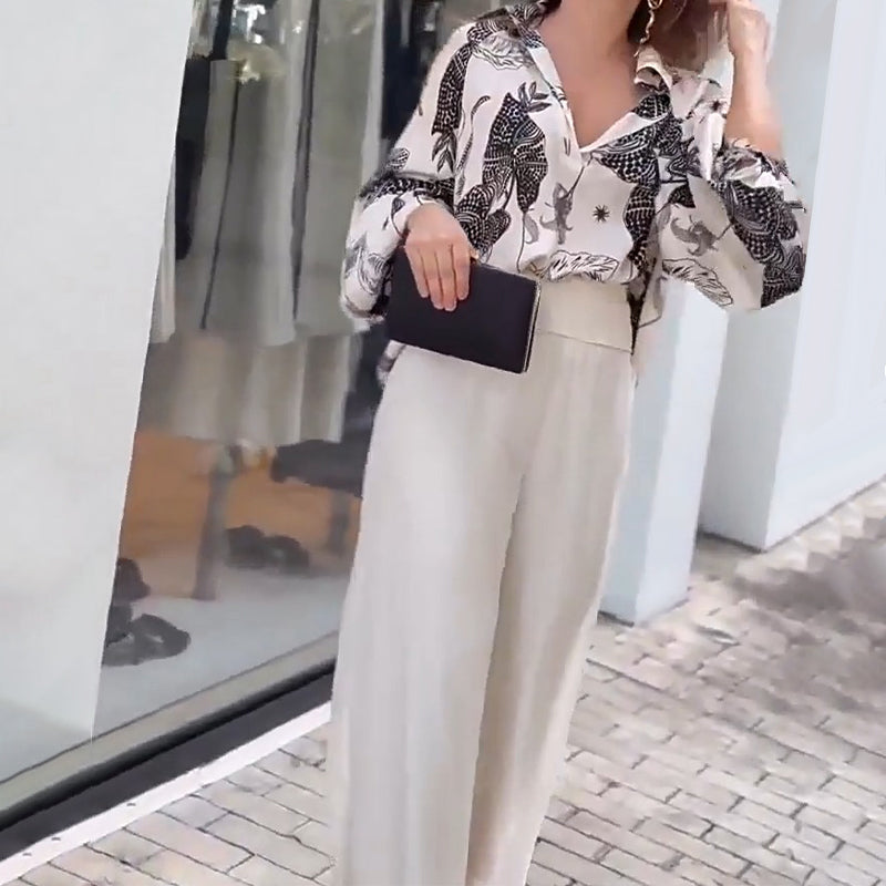 🎉Happy New Year! 50% OFF 🛍️Women’s 2-Piece Outfit Button-Down Shirt & Pants