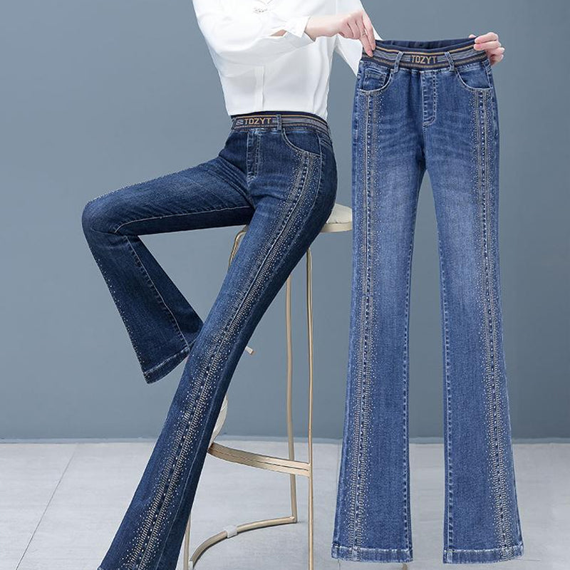 🔥2025 New Arrival🔥 Women's High Waisted Stretchy Bell Bottom Jeans