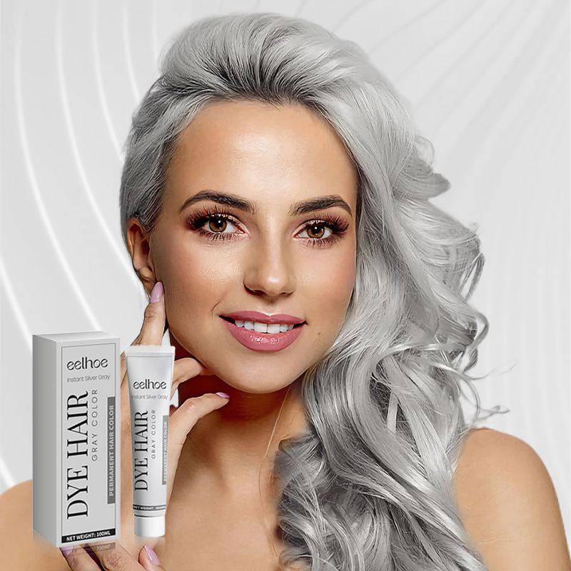 Long-Lasting Non-damaging Silver Gray Hair Cream