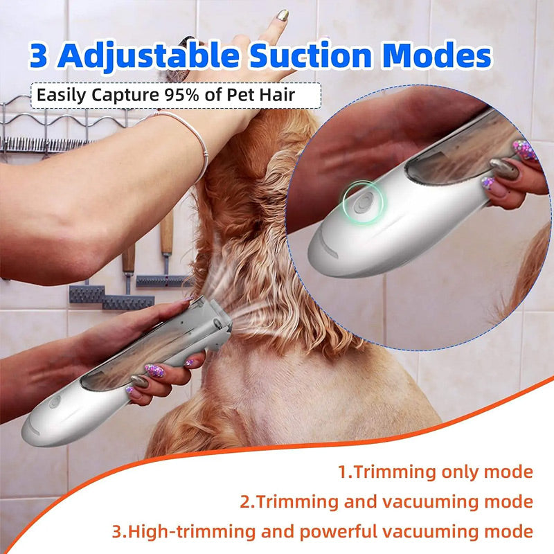 Pet Electric Shaver with Suction