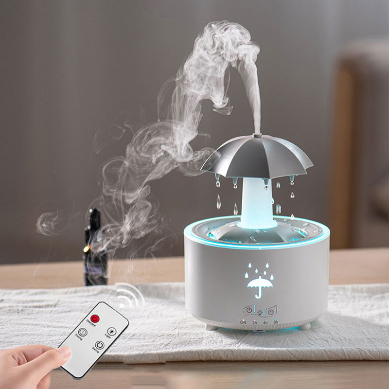 7 Color Rotating Raindrop Aromatherapy Humidifier