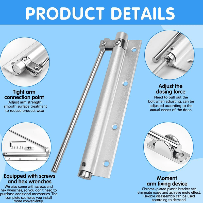 🏡Automatic Door Self-Closing Hinge