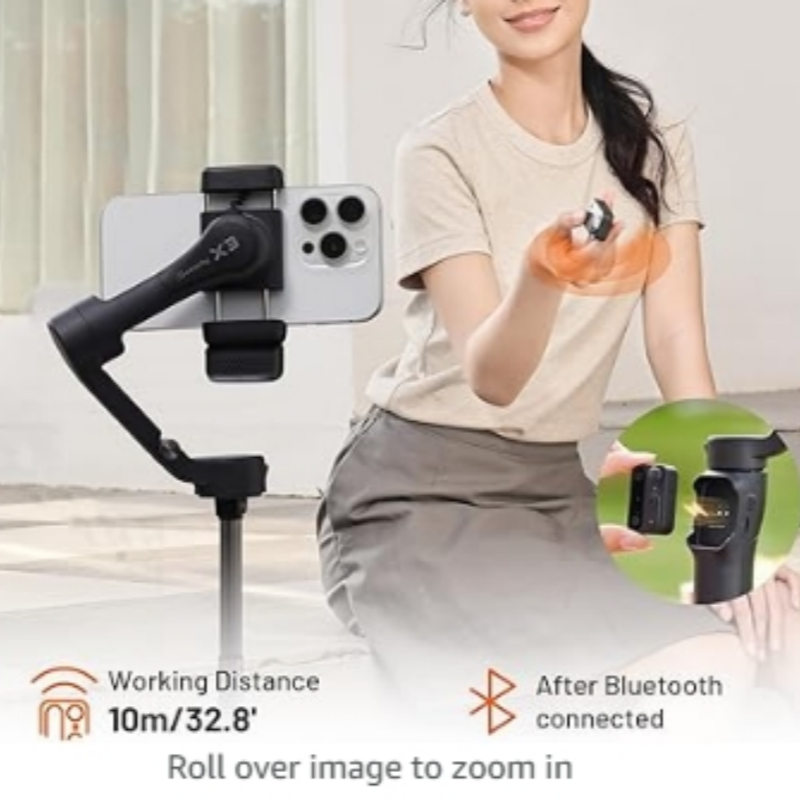 3-Axis Foldable Mobile Head Gimbal Stabilizer